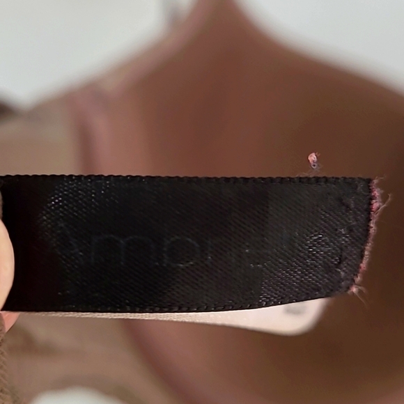 Ambrielle Brown Floral Everyday Full Coverage Underwire Bra size 38D - Picture 5 of 6